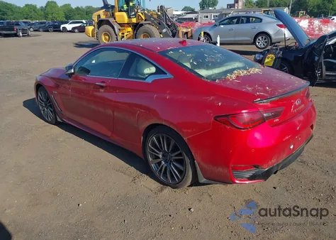 2017 Infiniti Q60 Red Sport 400 from USA, damaged, VIN JN1FV7EL8HM700797